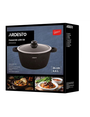 Cratiță Ardesto AR2424GE, 4,4L, 24cm, Negru