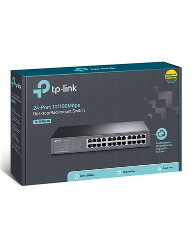 Switch de rețea TP-LINK TL-SF1024D, 24x 10/100 Mbps