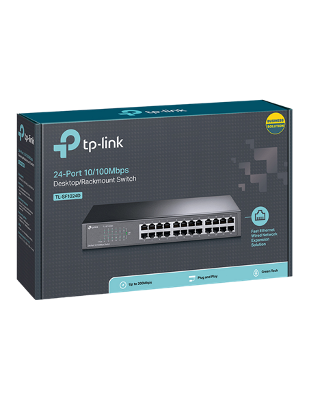 Switch de rețea TP-LINK TL-SF1024D, 24x 10/100 Mbps