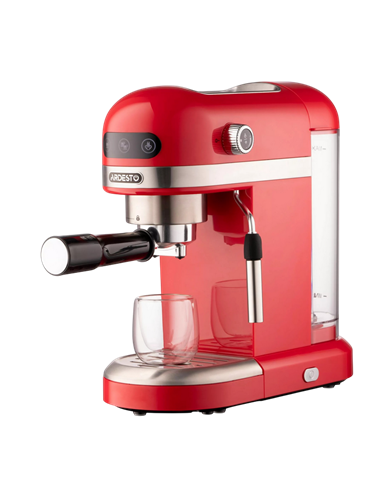 Кофеварка рожковая Ardesto YCM-E1501, 1350Вт, Красный