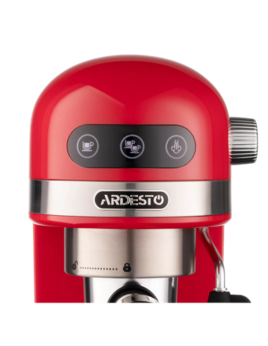 Cafetiera manuala Ardesto YCM-E1501, 1350W, Roșu