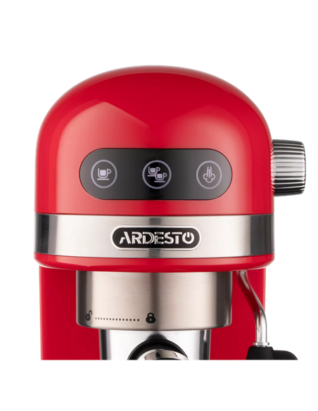 Cafetiera manuala Ardesto YCM-E1501, 1350W, Roșu