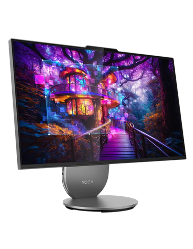 Computer All-in-One Lenovo Yoga 27IAH10, 27", Intel Core Ultra 9 285H, 32GB/1024GB, Windows 11 Pro, Luna Grey