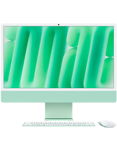 Моноблок Apple iMac A3137, 24", M4 with 10-core CPU and 10-core GPU, 24Гб/512Гб, macOS Sequoia, Зелёный