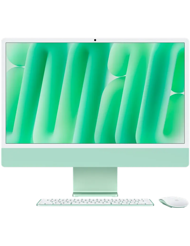 Моноблок Apple iMac A3137, 24", M4 with 10-core CPU and 10-core GPU, 24Гб/512Гб, macOS Sequoia, Зелёный