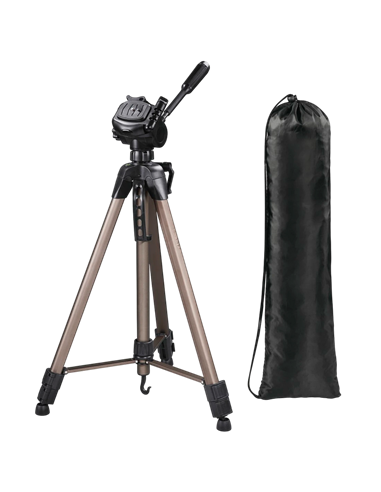 Trepied/Monopod HAMA Star 63, Cap panoramic cu 3 căi, Bej