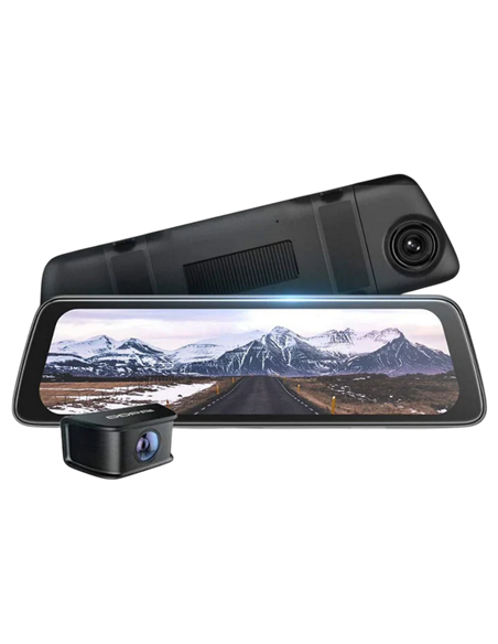 Set Dash Cam față și spate DDPAI Dashcam E3 + Rear Cam, Negru