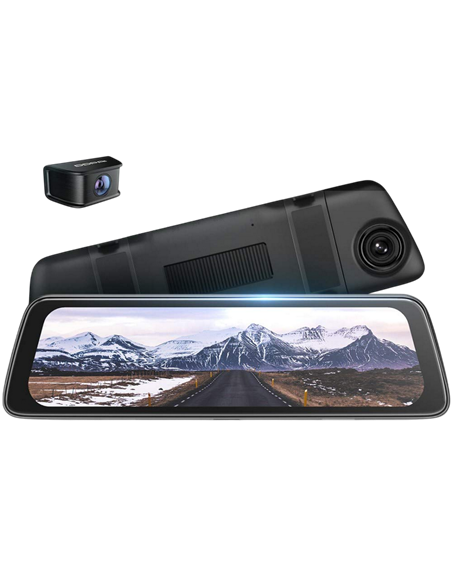 Комплект видеорегистраторов передней и задней панели автомобиля DDPAI Dashcam E3 + Rear Cam, Черный