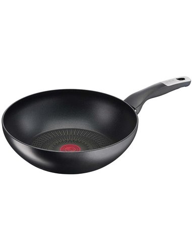 Tigaie WOK Tefal G2551972, 28cm, Negru