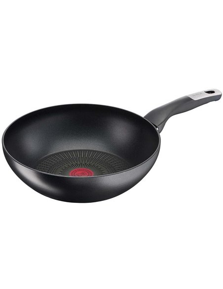 Tigaie WOK Tefal G2551972, 28cm, Negru