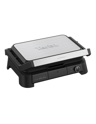 Электрический Гриль Tefal GC520DE0, 2200Вт, Чёрный | Нержавеющая сталь