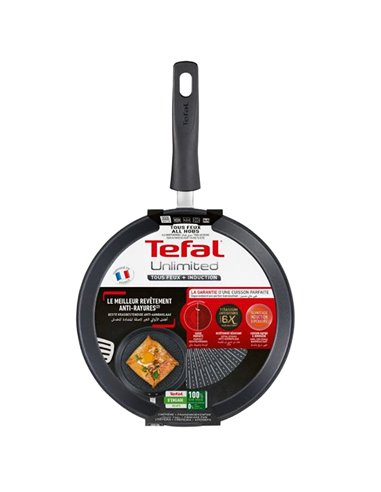 Блинная сковорода Tefal G2553872, 25cm, Чёрный