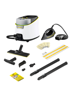 Aparat de curățat cu abur Karcher SC 4 Deluxe Iron EasyFix 1.513-462.0, Alb