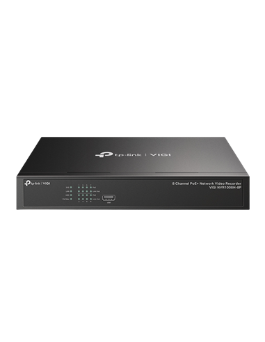 Înregistrator video TP-LINK VIGI NVR1008H-8P, Negru
