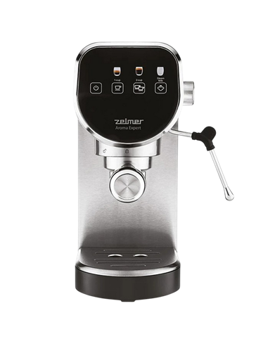 Кофеварка рожковая Zelmer ZCM7300, 1360Вт, Нержавеющая сталь