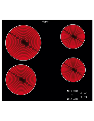 Plita incorporabilă electrică Whirlpool AKT 8090 NE, Negru