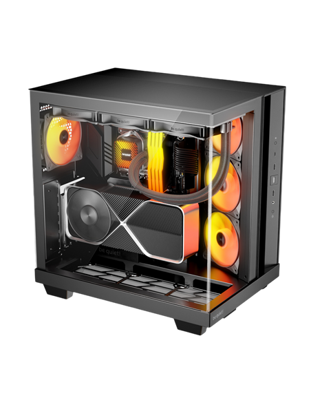 Компьютерный корпус be quiet! Ligh Base 500 LX, Midi-Tower, Без блока питания, Чёрный