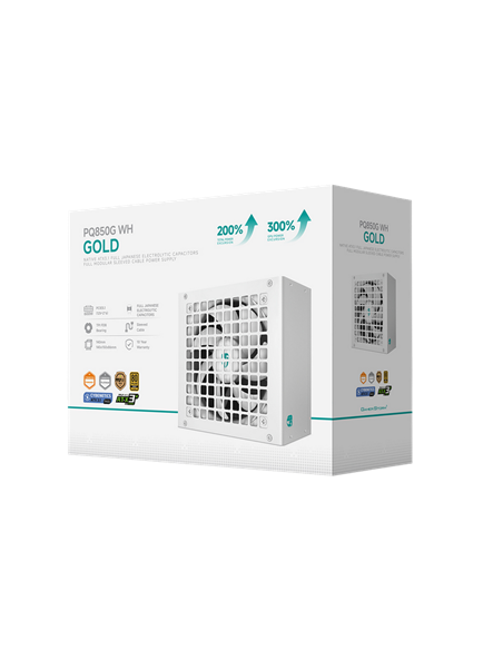 Блок питания для компьютеров Deepcool GamerStorm PQ850G WH, 850Вт, ATX, Полностью модульный