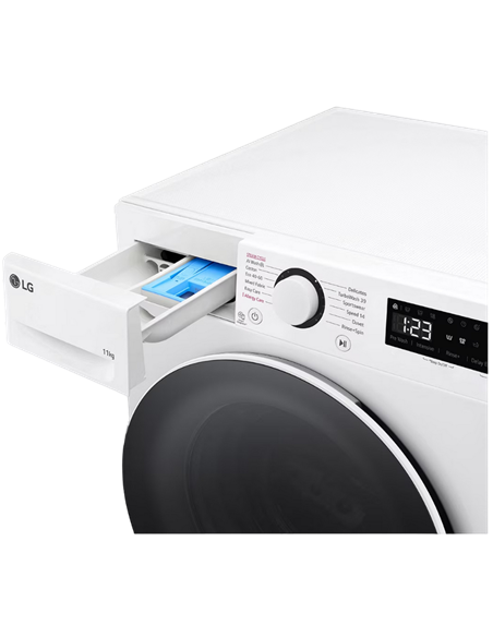 Mașină de spălat LG F4WR511S0W, 11kg, Alb