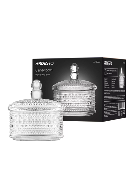 Конфетница Ardesto AR5020, Прозрачный