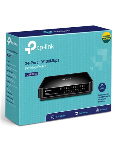 Switch de rețea TP-LINK TL-SF1024M, 24x 10/100 Mbps