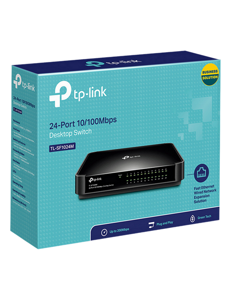Switch de rețea TP-LINK TL-SF1024M, 24x 10/100 Mbps