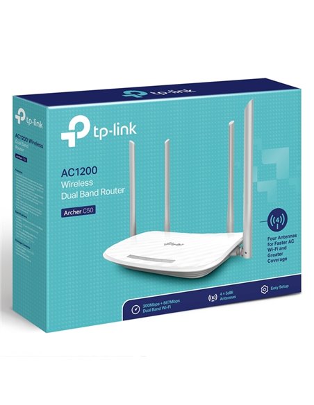 Router fără fir TP-LINK Archer C50, Alb