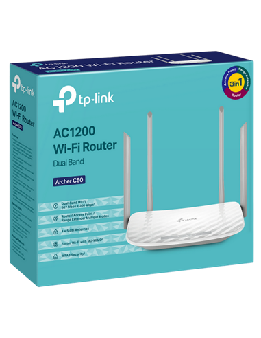 Беспроводной маршрутизатор TP-LINK Archer C50, Белый