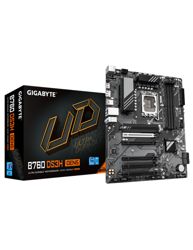 Placă de bază Gigabyte B760 DS3H GEN5, LGA1700, Intel B760, ATX