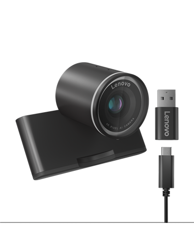 Cameră Web Lenovo 4K Pro, 3840 x 2160, Negru