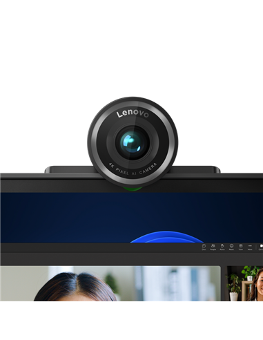 Cameră Web Lenovo 4K Pro, 3840 x 2160, Negru
