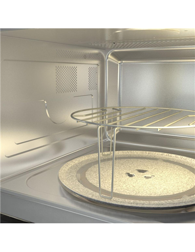 Cuptor cu microunde Hisense BIM325G62BG2, Oțel inoxidabil