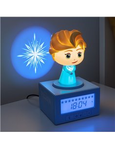 Ceas cu alarmă Paladone Elsa Sleep Training, Albastru 2