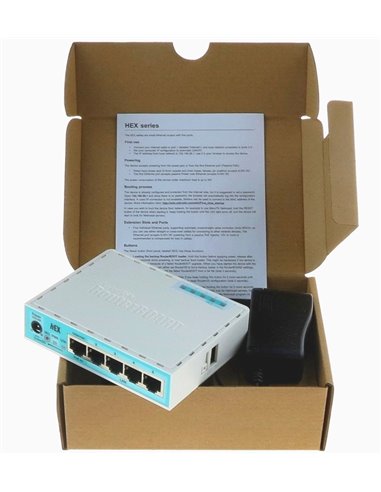 Маршрутизатор MikroTik hEX, Белый