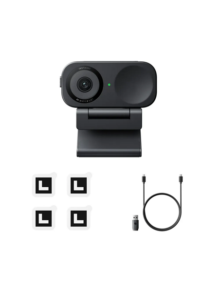 Cameră Web Insta360 Link 2C, 3840 x 2160, Negru