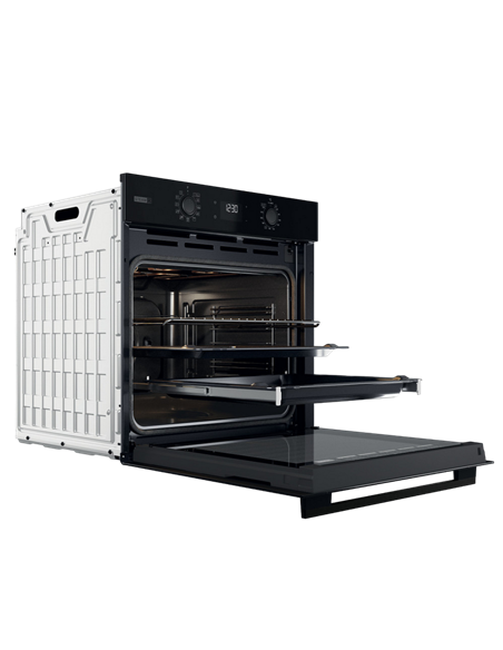 Электрический духовой шкаф Whirlpool OMSK58RU1SB, Чёрный