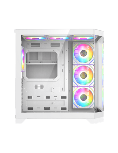 Компьютерный корпус Gamemax HYPE-A, Midi-Tower, Без блока питания, Белый