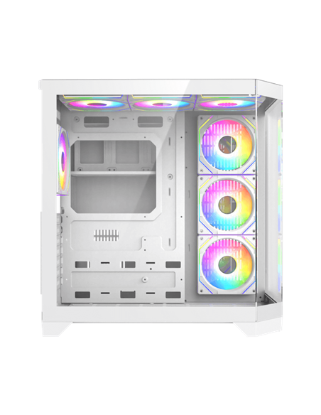 Компьютерный корпус Gamemax HYPE-A, Midi-Tower, Без блока питания, Белый