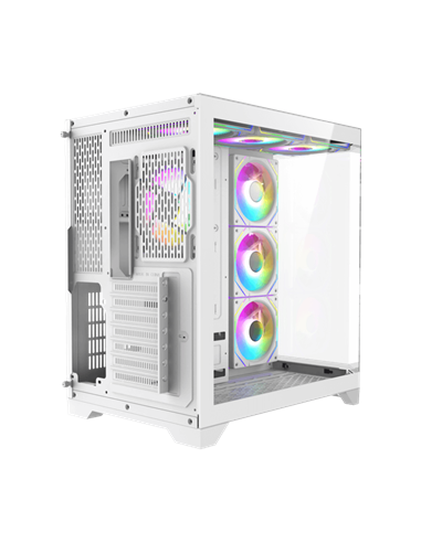 Компьютерный корпус Gamemax HYPE-A, Midi-Tower, Без блока питания, Белый