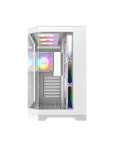 Carcasă PC Gamemax HYPE-A, Midi-Tower, Fără PSU, Alb