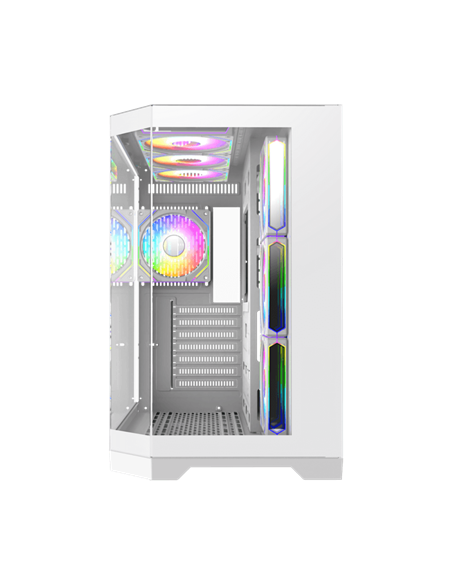 Carcasă PC Gamemax HYPE-A, Midi-Tower, Fără PSU, Alb