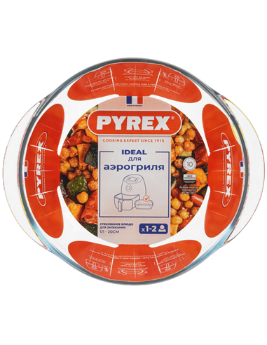 Tava de copt Pyrex 207B100, Transparent