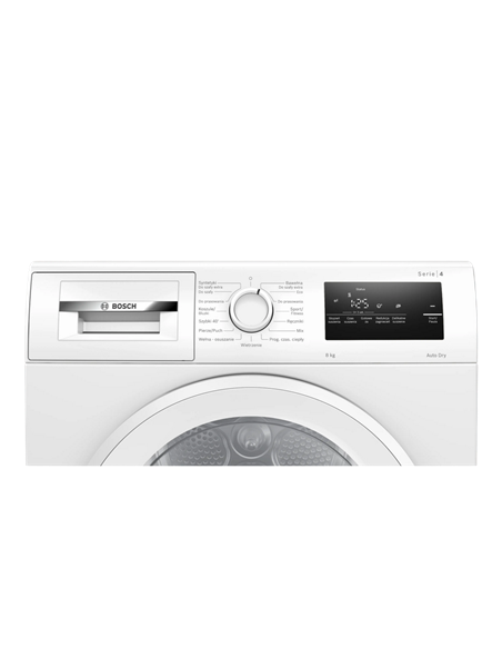 Uscător de rufe Bosch WTH86200PL, 8kg, Alb