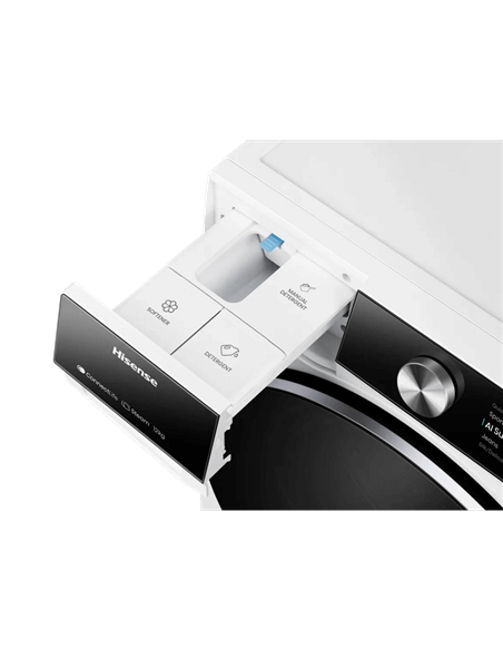 Mașină de spălat Hisense WF7S1247BW, 12kg, Alb