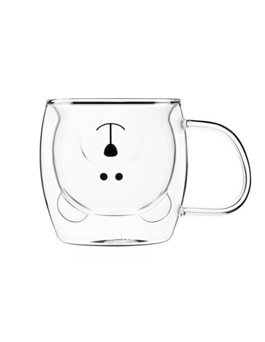 Set cupe Ardesto AR2625GHA, 250 ml, 2 bucs, Transparent