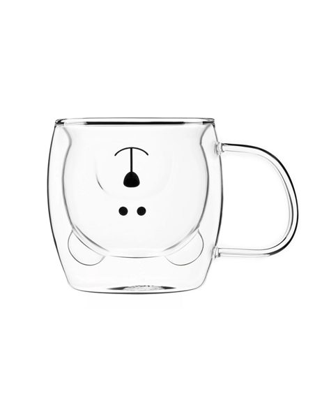 Set cupe Ardesto AR2625GHA, 250 ml, 2 bucs, Transparent