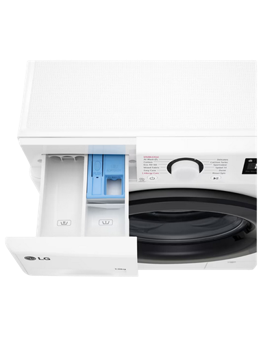 Mașină de spălat LG F4WR510SBW, 10kg, Alb