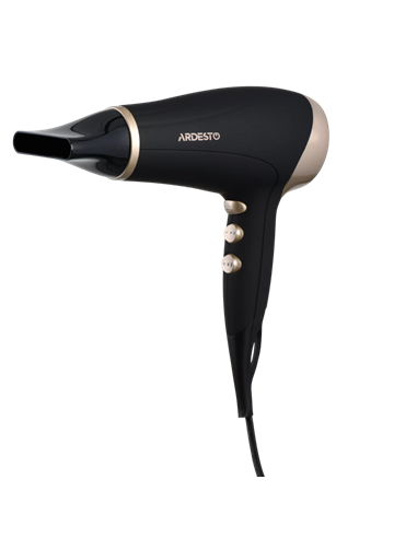 Uscător de păr Ardesto HD-522, 2200W, Negru | Auriu