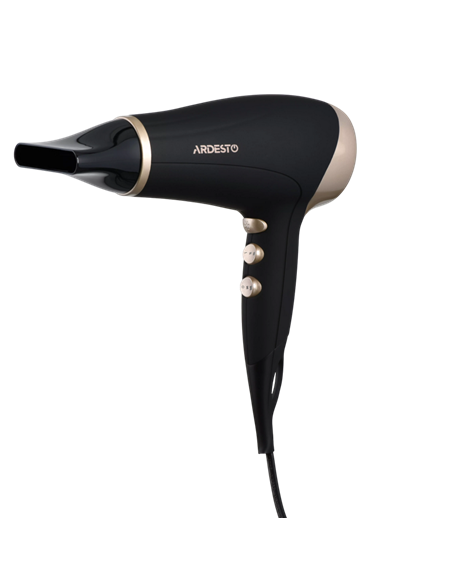 Фен Ardesto HD-522, 2200Вт, Черный | Золотистый