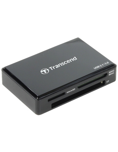 Cititor de carduri Transcend TS-RDC8, USB Type-C, Negru